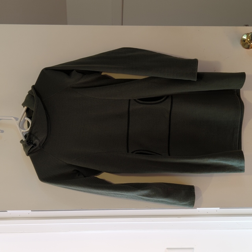 Excellent condition melanzana dark green hoodie dress